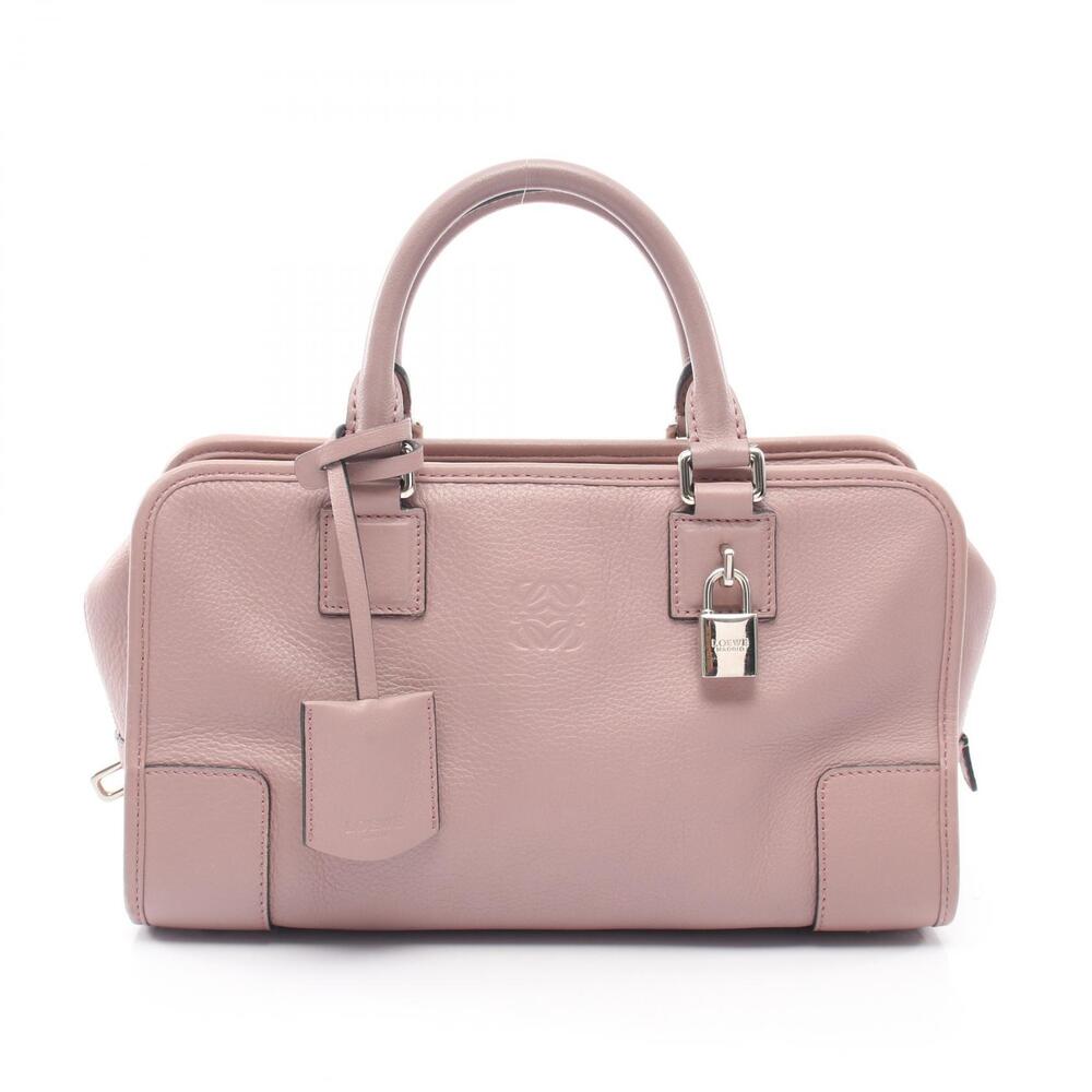Loewe Amazona Handbag Leather Pink